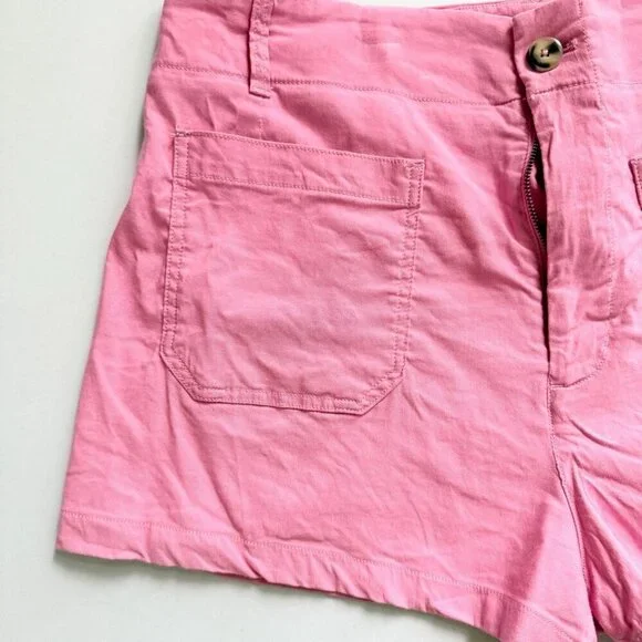 Anthropologie The Colette Shorts Maeve Pink  Magic Fabric Edition Womens Size 33 - Picture 3 of 13